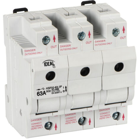 Interruptor fusible ideal KSF02 63A 3P 415V