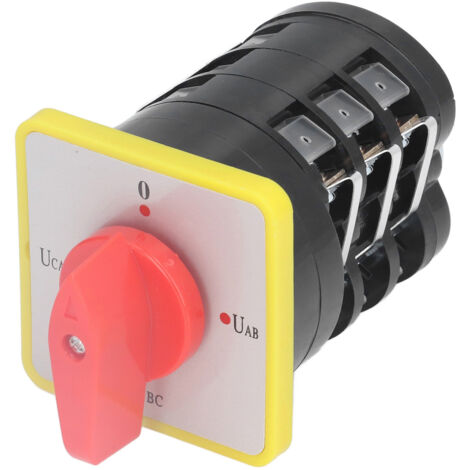 Interruptor giratorio, interruptor universalInterruptor selector de leva de 2 posiciones 16A AC380V Industrial