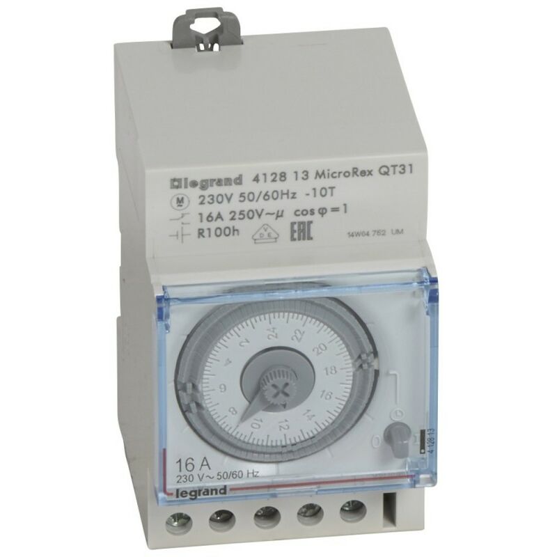 

Interruptor Horario analogico Legrand 412813 Con reserva