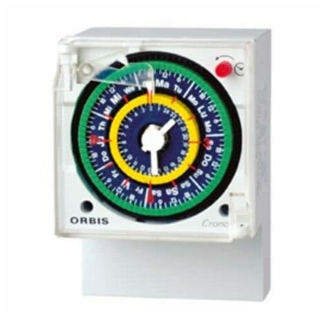 Interruptor horario analógico semanal CRONO QRSD Orbis 051223