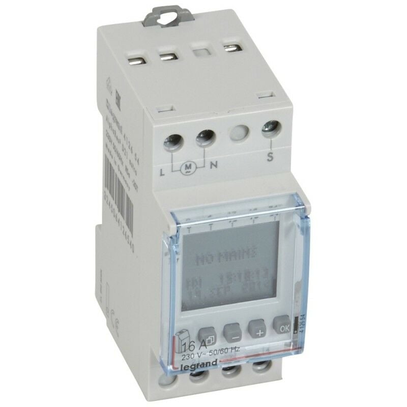 

Interruptor Horario Astronomico 412654 1 canal - Legrand