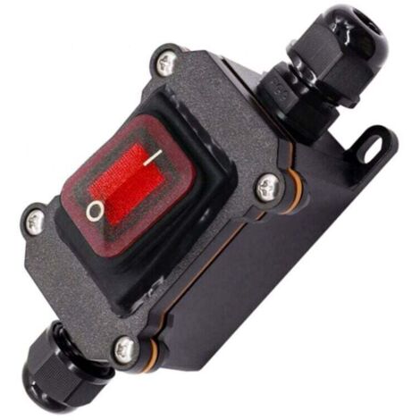 Interruptor impermeable IP67 de 12 V CC y 20 A de alta corriente.