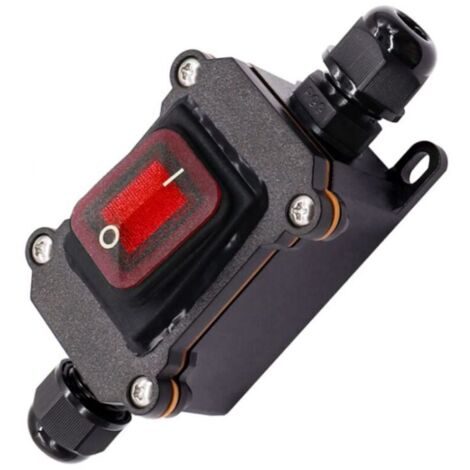 Interruptor impermeable IP67 de 12 V CC y 20 A de alta corriente.
