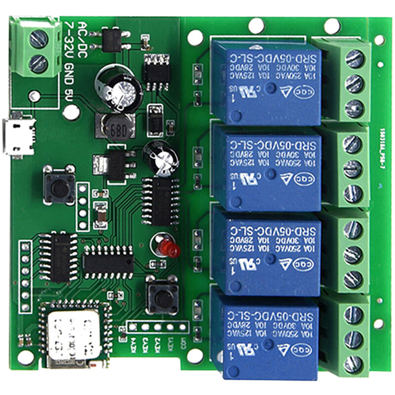 

Interruptor inalambrico de control remoto inteligente eWeLink,Verde, 1 pieza