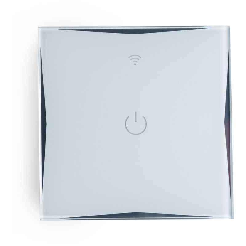 

Greenice - Interruptor Inteligente Táctil Cristal 1 Vía 600W Compatible Google Home/Alexa [HIT-KS-601-1] (HIT-KS-601-1)