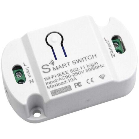 Interruptor inteligente WiFi Smart Life (Interruptor inteligente Tuya de 10 A)
