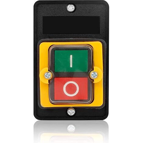 Interruptor KAO-5 empotrado impermeable on/off Negro