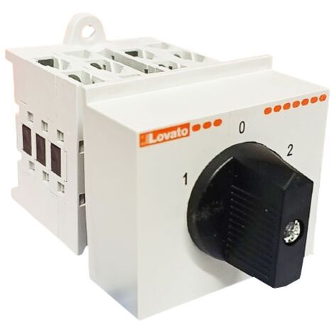 Interruptor Lovato 16A serie GX de montaje DIN tripolar GX1653048