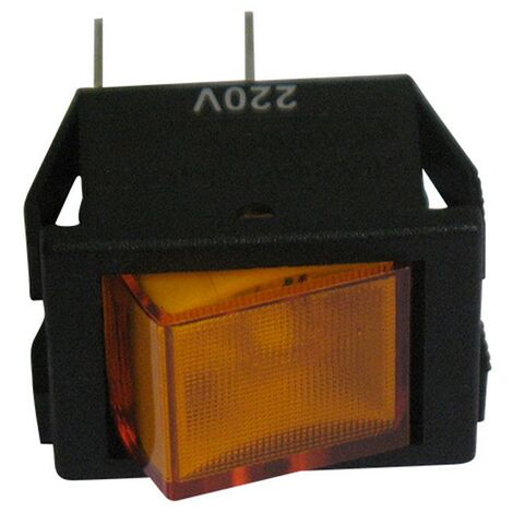 Interruptor luminoso bipolar naranja de Melchioni 433329067