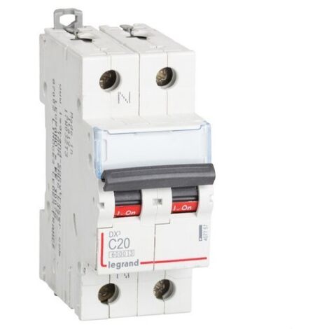 Interruptor magnetotérmico DX3 6/10kA-CP + N 20A