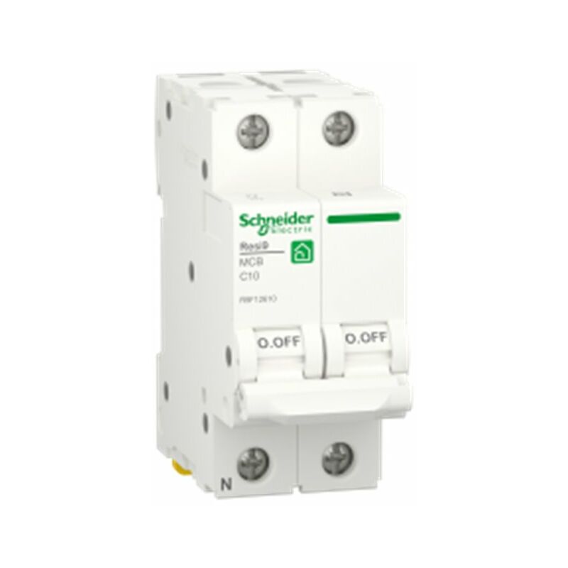 

Interruptor magnetotermico para vivienda Schneider Electric R9F12610 1p+N 10A