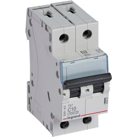 Interruptor magnetotérmico TX3 6kA-C 2P 10A