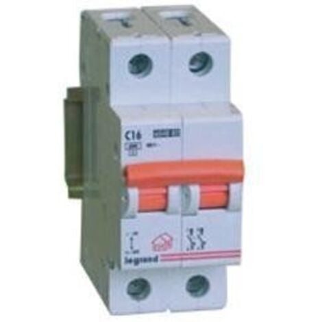 LEGRAND 419925 Magnetotérmico vivienda RX3 1P + N 6kA 10A