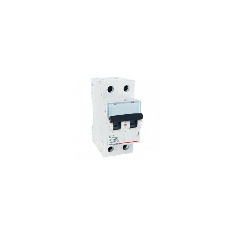 

Interruptor magnetotérmico Legrand 403607 TX3 6KA C 2P 20A