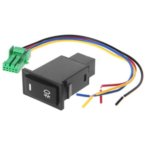 Interruptor modificado para faros antiniebla Nissan (compatible con interruptores LED para faros antiniebla modificados de Toyota Mitsubishi Lancer)