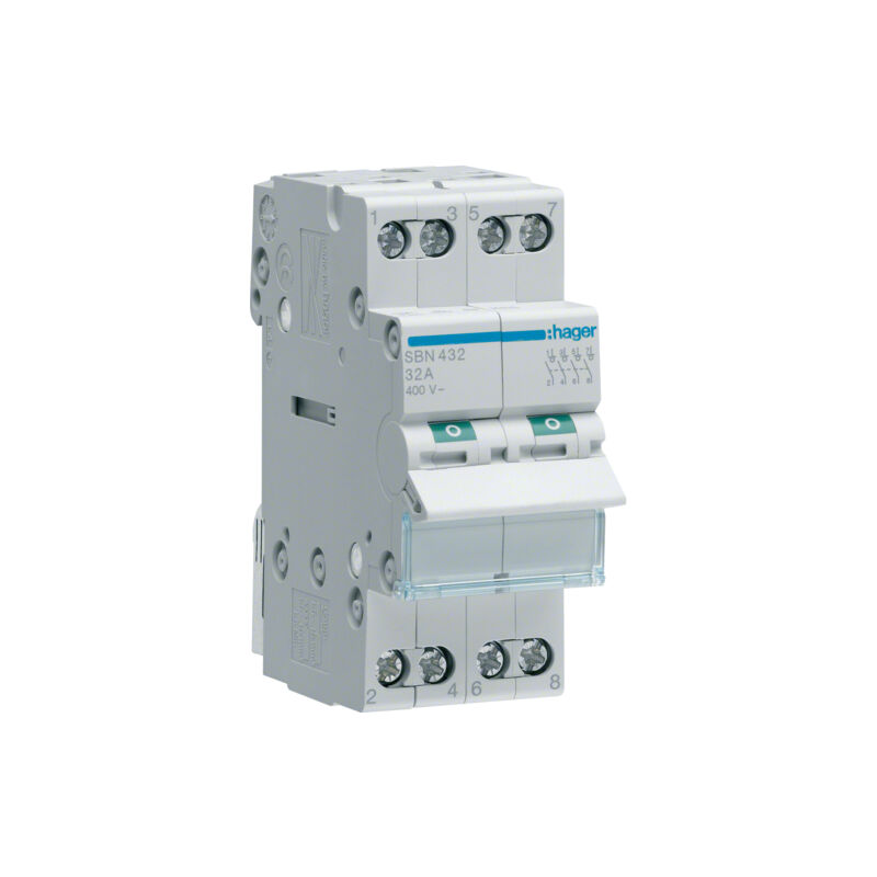 

Interruptor modular, 4 polos, 32A SBN432 - Hager