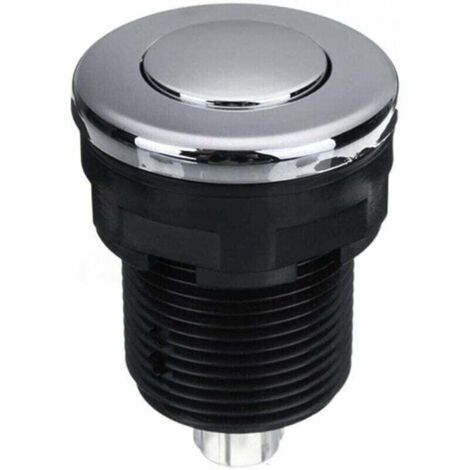 Interruptor neumático de botón pulsador para bañera, XU, spa, desagüe, negro, 34 mm, negro