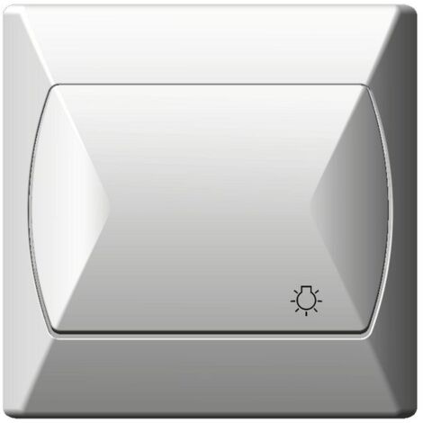 Interruptor normalmente abierto "luz" ACENTO BLANCO