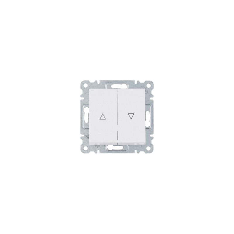 

Interruptor para persiana Hager Lumina Intense WL0310 color Blanco