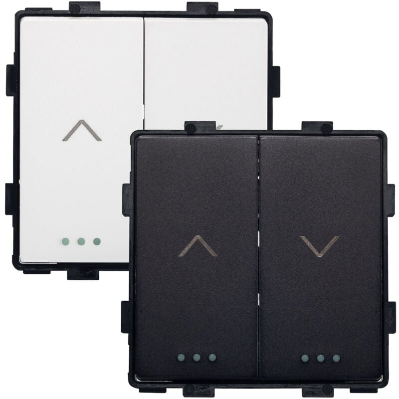 

Interruptor para Persianas Automáticas con Flechas Modern Blanco. - Blanco