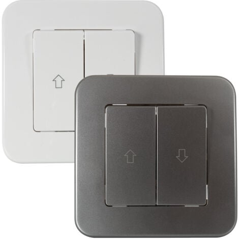 EFECTOLED Interruptor para Persianas Automáticas Classic Plateado