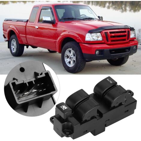 Interruptor principal de elevalunas eléctrico compatible con Ford Ranger 2006-2012 UE8D-66-350 (lado izquierdo) - ABS de alta resistencia