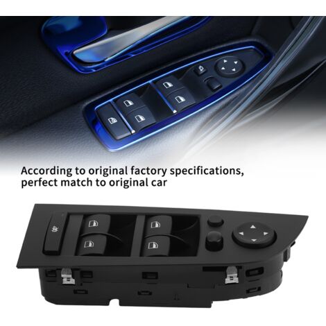 [Interruptor principal de elevalunas eléctrico] para BMW E90 318i 320i 61319217332 - Conector de 18 pines y fácil instalación