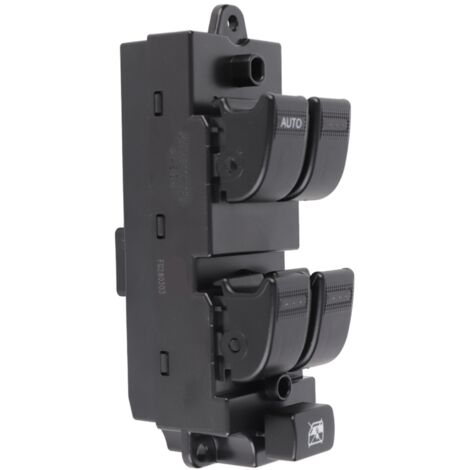 Interruptor principal de elevalunas eléctrico para Mazda 6 (2003-2005) / Reemplaza GJ6A-66-350A / Nuevo / Negro / Fácil instalación