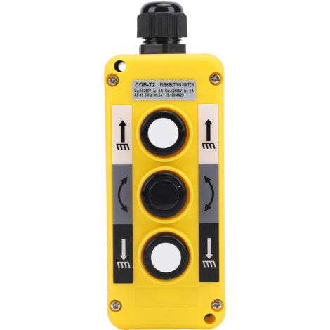 Interruptor pulsador para grúa IP68 AC250V Control de elevación