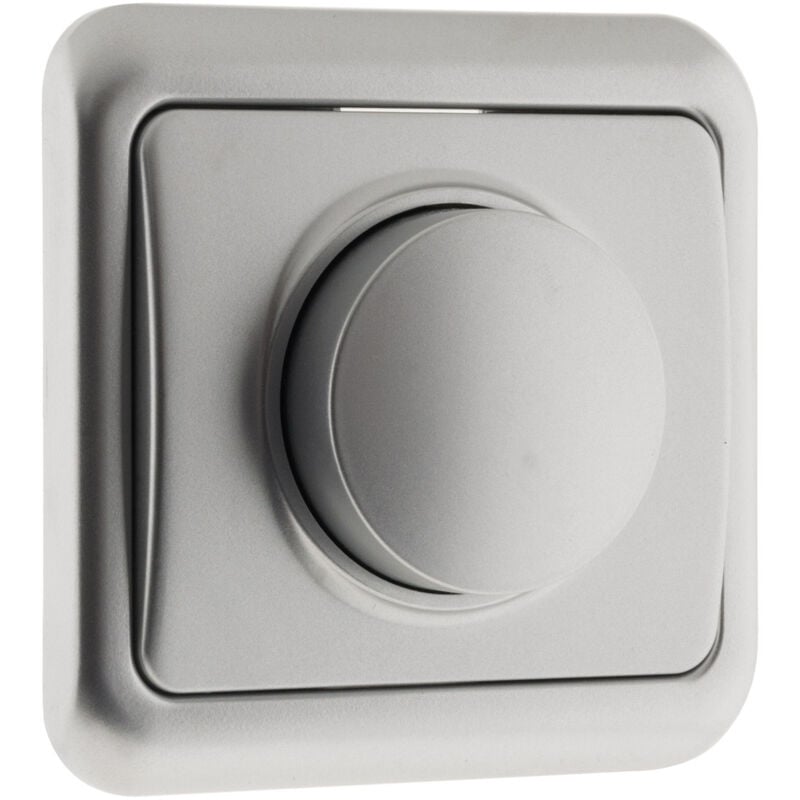 

Interruptor regulador rotativo empotrable cromo - Antaria