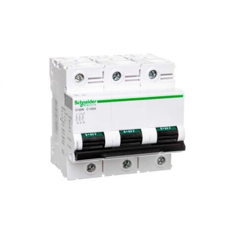 Interruptor Schneider Electric c120n 100 A 3 polos