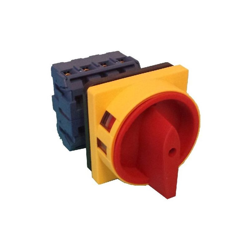 

Generico-de - Interruptor seccionador 4 polos 32A mando amarillo-rojo