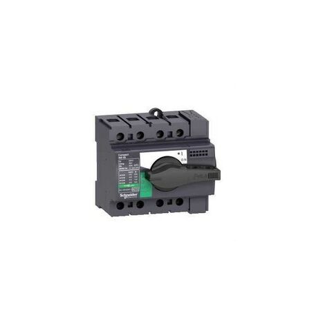 Interruptor / seccionador COMPACT 40A 4P empotrable negro SCHNEIDER ELECTRIC 28901
