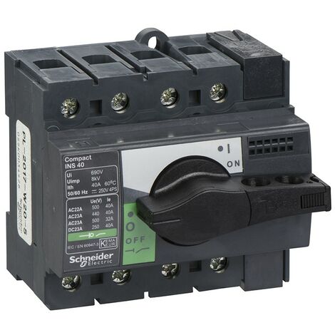 SCHNEIDER ELECTRIC Interruptor seccionador Compact INS40 28901 de Schneider