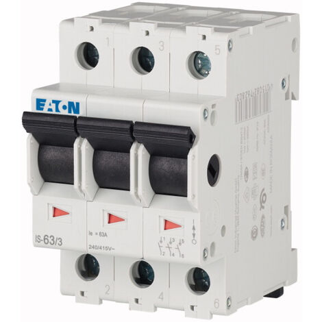 Interruptor seccionador Eaton 63A 3 polos IS-63/3 276276