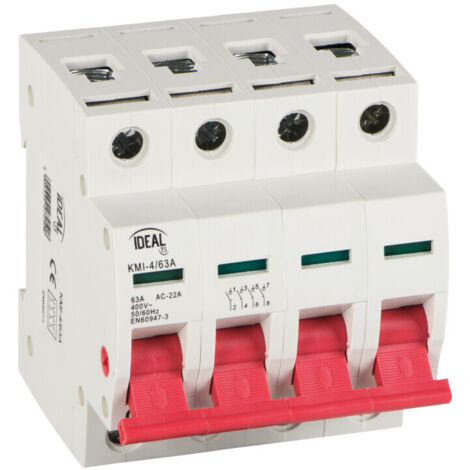 Interruptor seccionador ideal KMI 63A 4P