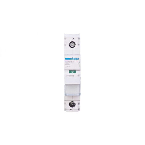 Interruptor seccionador modular 63A 1P SBN163