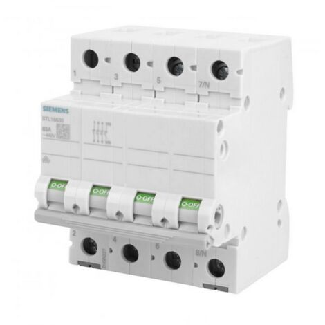 Interruptor seccionador modular 63A 3PN 400V 5TL16630