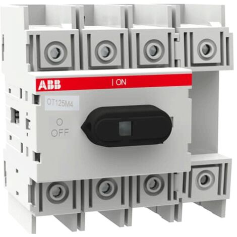 Interruptor seccionador rotativo ABB OT125M4 4P 125A M299220