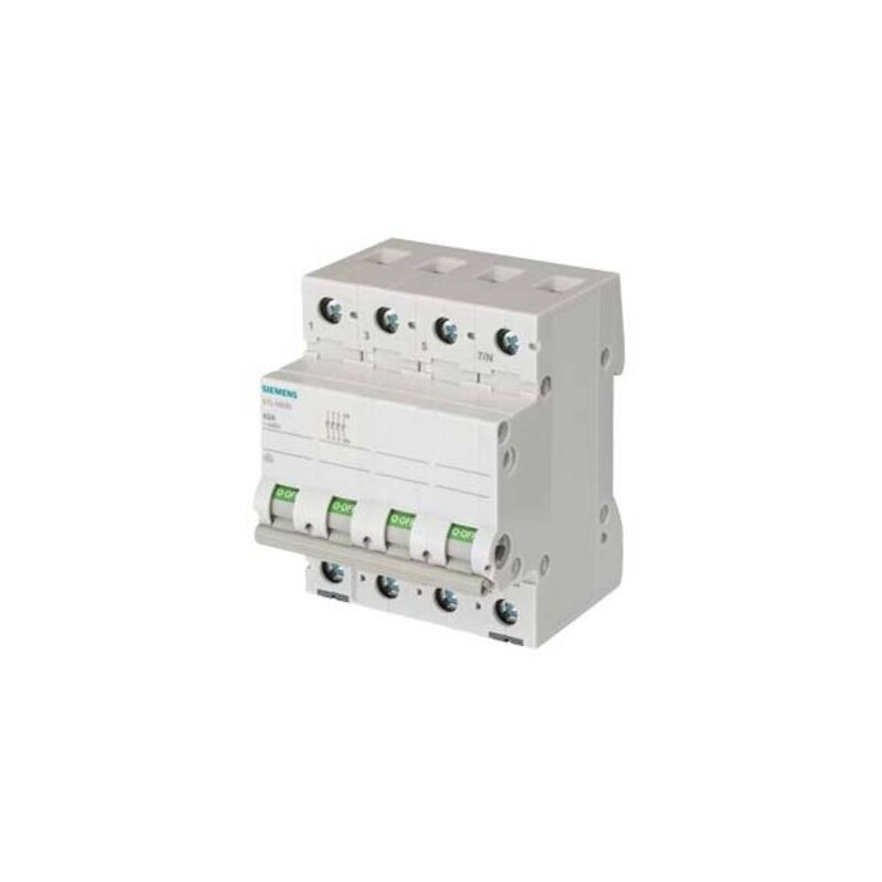 

Siemens Sentron - Interruptor 70Mm 400V 4 Módulos 35Mm2 3 Polos+Neutro 63A