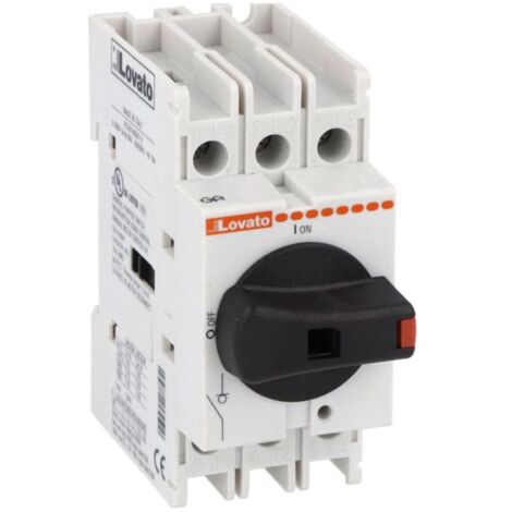 Interruptor seccionador tripolar Lovato, de accionamiento directo 25A GA025A