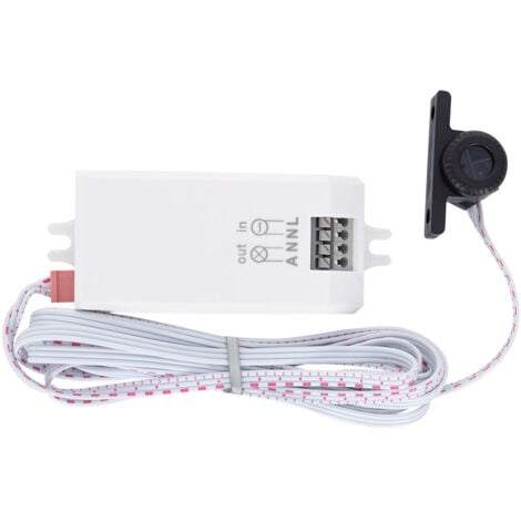 LEDKIA Interruptor Sensor Sin Contacto Corto Alcance para Encendido por Movimiento Negro
