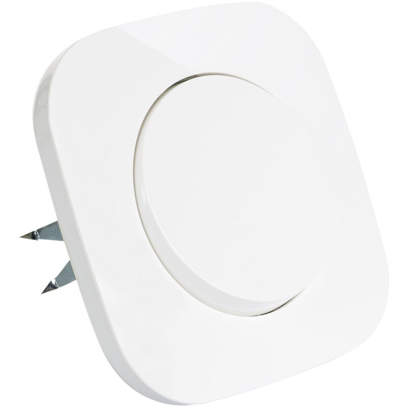 

Interruptor Simple Conmutado Classic Round Blanco - Blanco