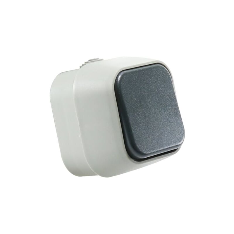 

Interruptor Simple de Superficie IP54 Gris Gris - Iluminashop