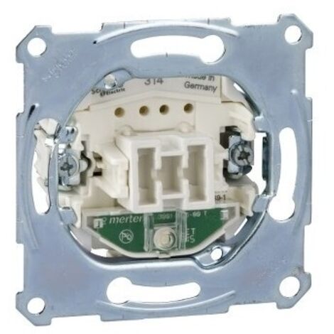 Interruptor simple Merten 10A 250V IP20 con indicador luminoso MTN3131-0000