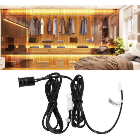 [Interruptor táctil] Interruptor combinado inteligente de 5-24 V CC, aluminio, PC y ABS para LED [Carcasa flexible]