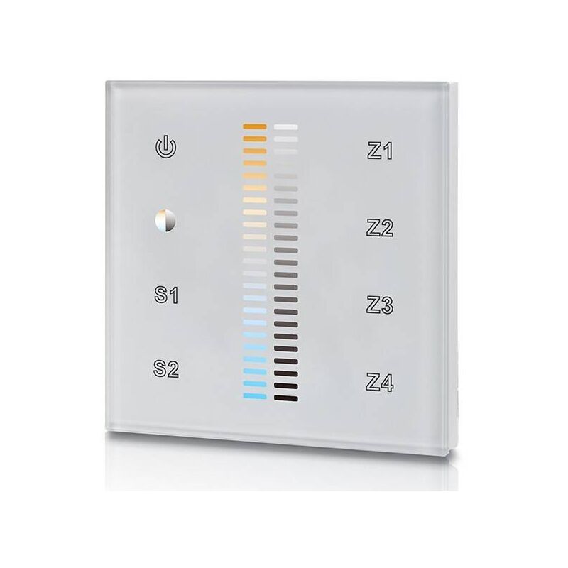 

Interruptor táctil CCT 12-24V-DC (4 Zonas) DALI DUAL TOUCH COLOR