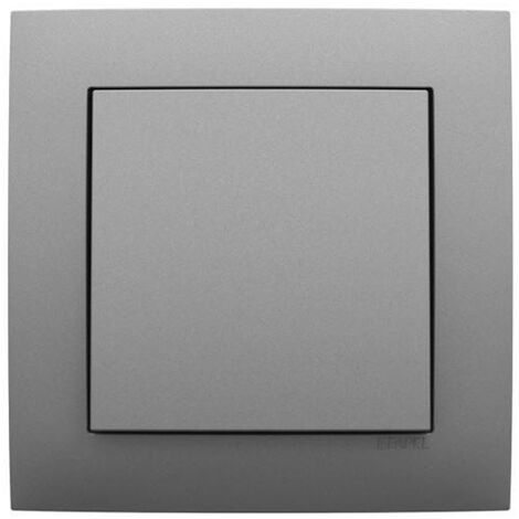Interruptor unipolar Aluminio