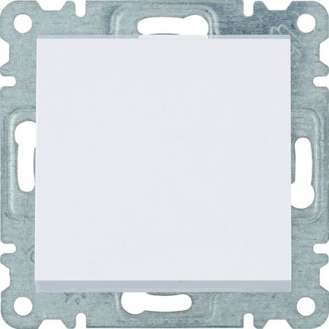 Interruptor unipolar, blanco LUMINA