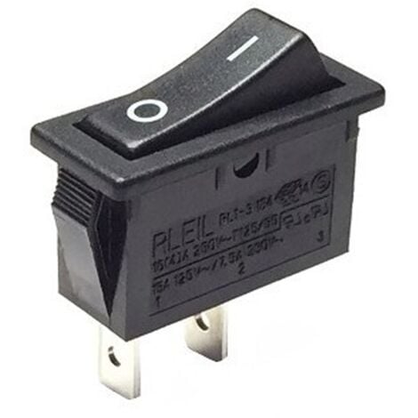 Interruptor Unipolar Negro 16A 250v Standard